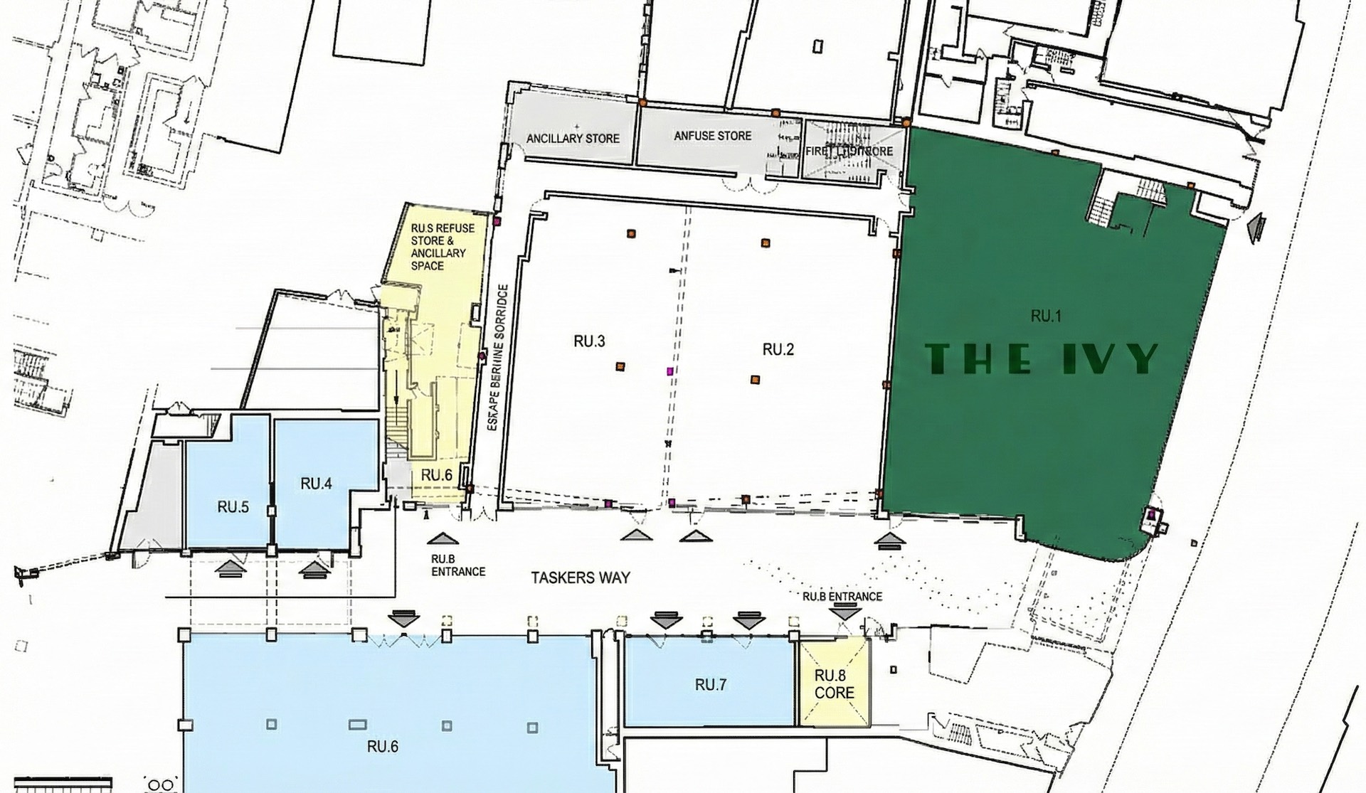 Adjacent Units to The Ivy - Floor Plan